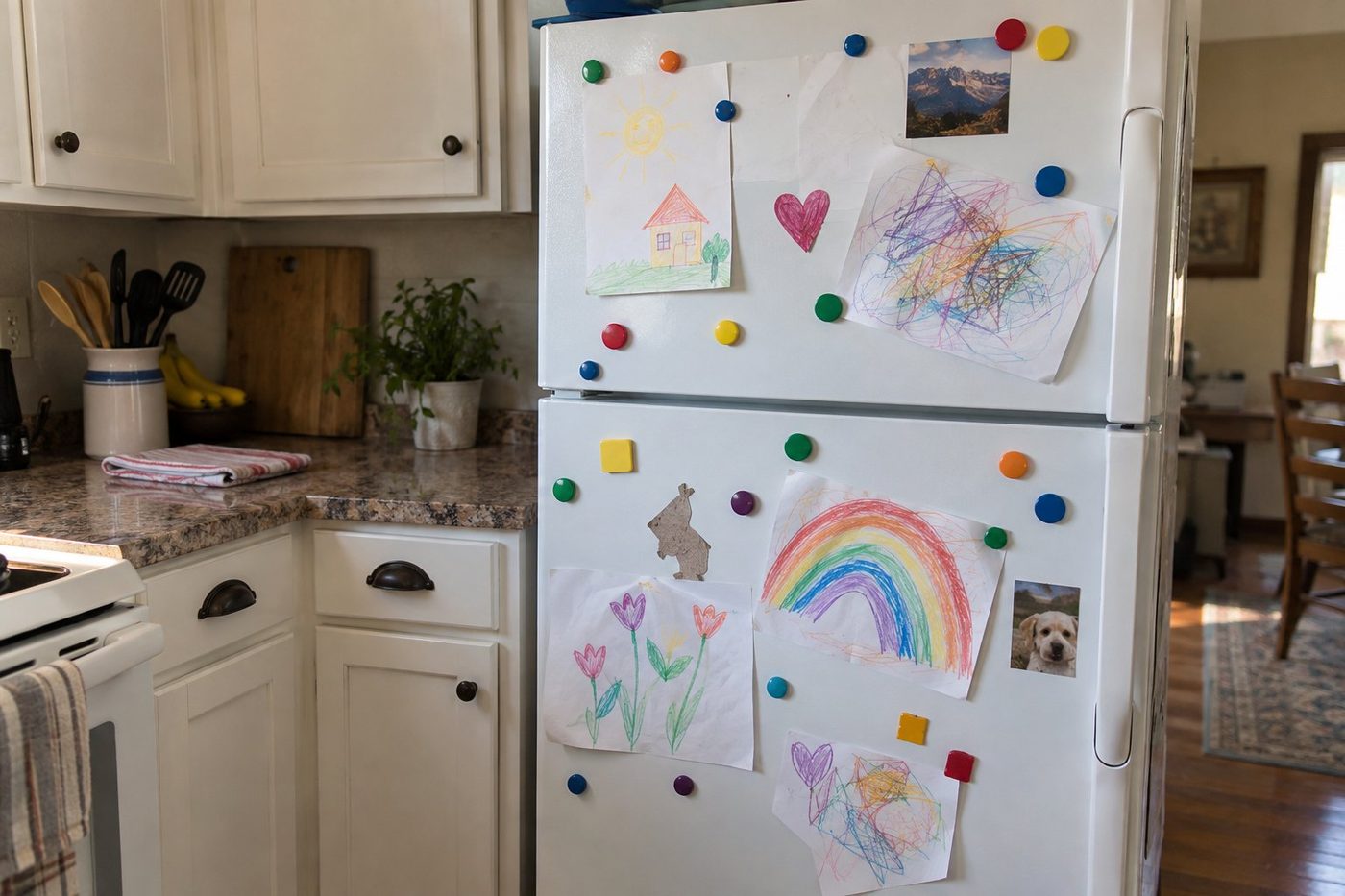 The fridge: example input scene